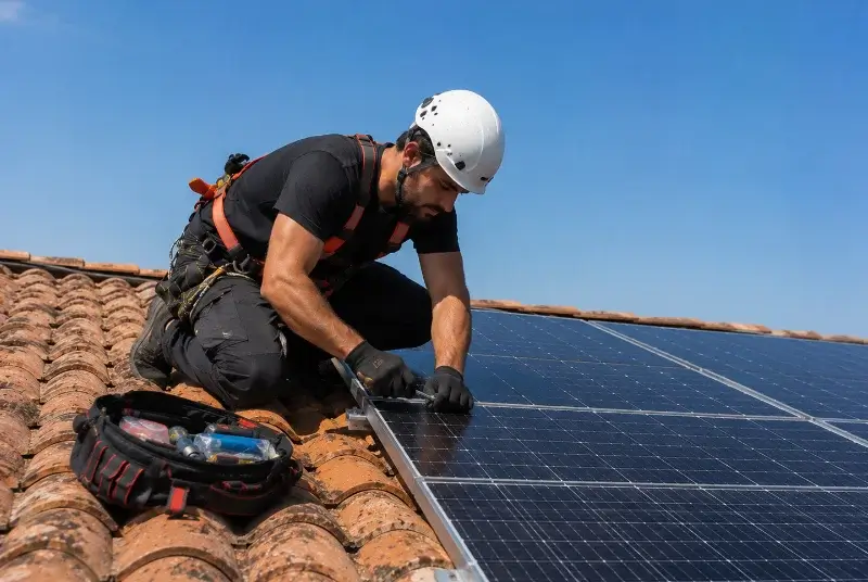 Maintenance et monitoring de panneaux solaires à Varces-Allières-et-Risset
